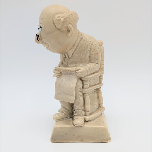 Vintage Russ Wallace Berrie Worlds Greatest Grandpa Figurine 1970 Silisculpt USA - Picture 6 of 9